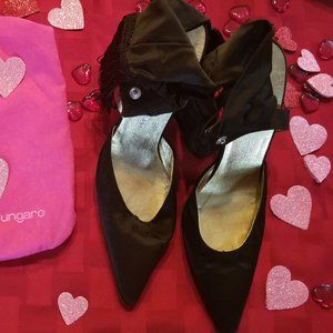 Vintage Authentic Emanuel Ungaro Tie Up Heels